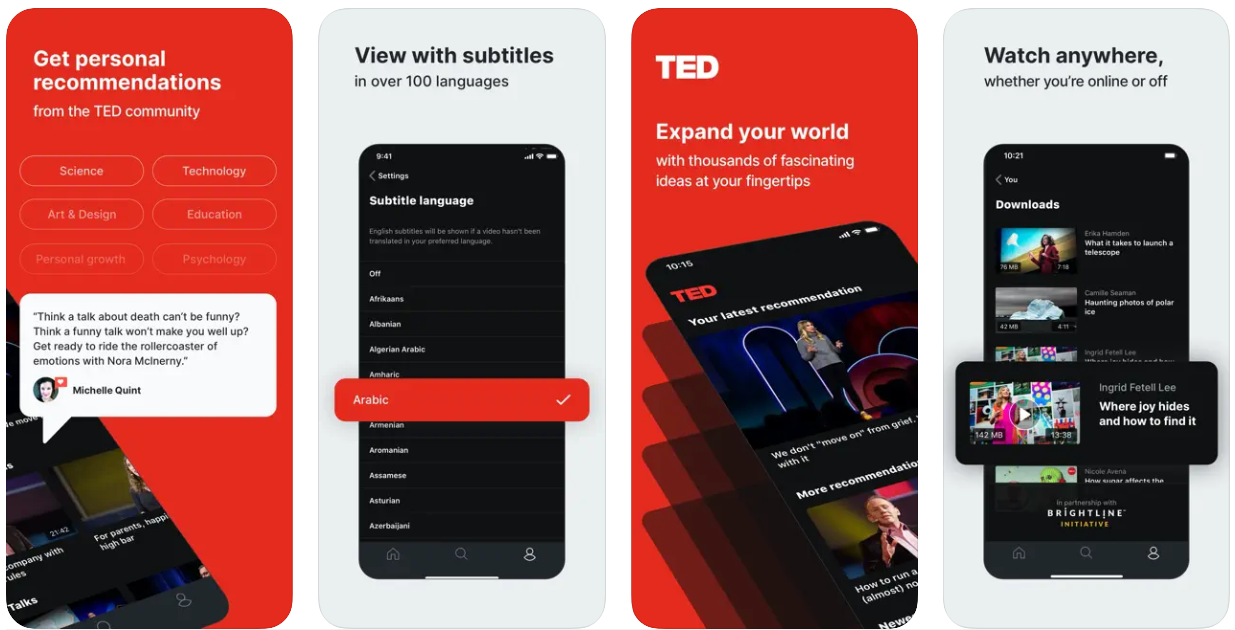 Как установить приложение TED